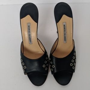 Manolo Blahnik slides size 40